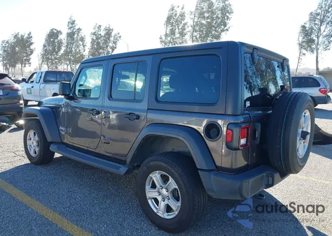 2020 Jeep Wrangler Unlimited Sport S 4X4 из США, поврежденный, VIN 1C4HJXDN5LW233730